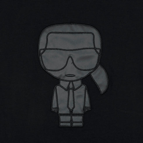 KARL Black Leather P T-Shirt